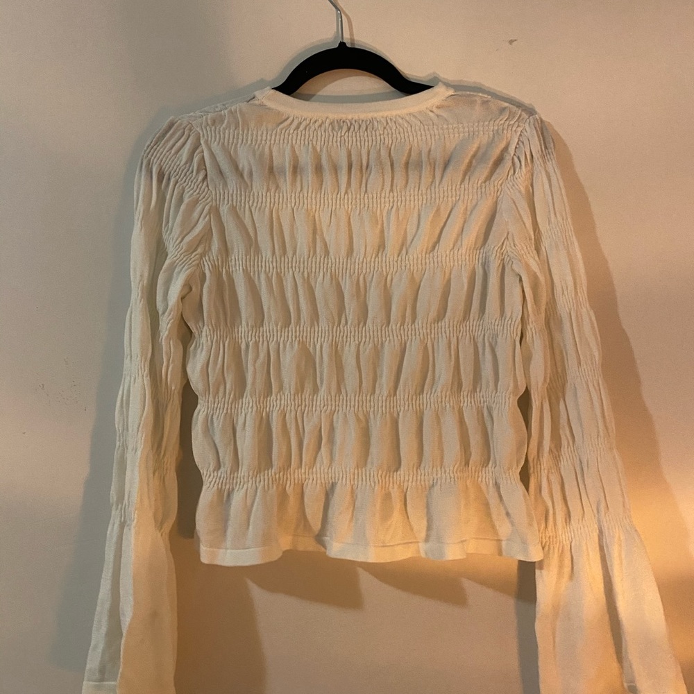 Zara white blouse